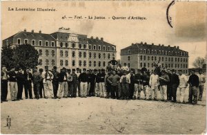 CPA Militaire Toul - La Justice - Quartier d'Artillerie (90385)