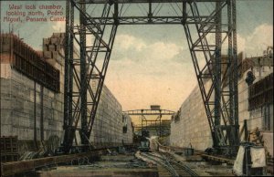 PEDRO MIGUEL PANAMA CANAL West Lock Chamber c1910 Postcard