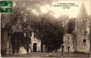 CPA Fontenay-Tresigny Ruines du Viviers, La Tour FRANCE (1289926)