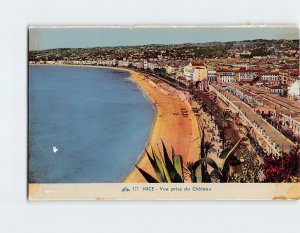 Postcard Vue prise du Château, Nice, France