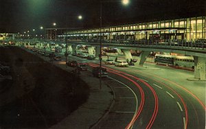 IL - Chicago. O'Hare Terminal at Night