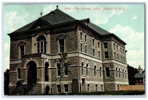 c1910's The Lyceum Building Exterior Long Branch New Jersey NJ Antique Postcard 