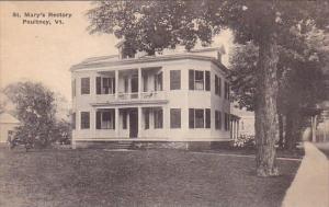 Vermont Poultney Saint Mary's Rectory Albertype