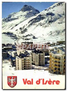 Postcard Modern Val d'Isere Savoie Echappee on station Deep Rock Charvet