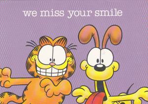 Jim Davis Garfield We Miss Your Smile