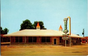 Harris Motor Court and Restaurant, Bean Station TN c1958 Vintage Postcard J62