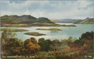 Scotland Postcard - Kyles of Bute, The Narrows, Artist Brian Gerald RS33703