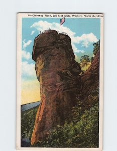 Postcard Chimney Rock, North Carolina