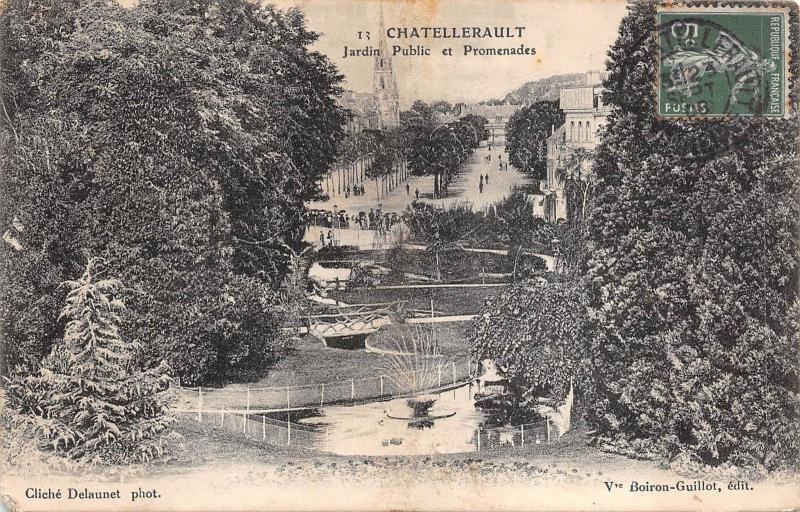 BF3373 chatellerault jardin public france