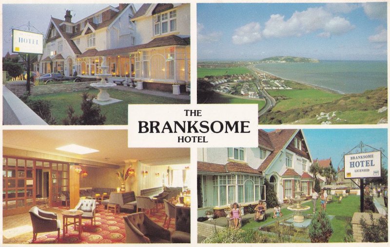 Branksome Hotel Llandudno Welsh Postcard