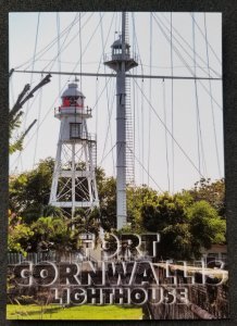 [AG] P127 Malaysia Penang Fort Cornwallis Lighthouse Building (postcard) *New