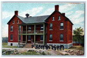 1909 Band Headquarters Band Fort Williams Maine ME Posted Antique Postcard 