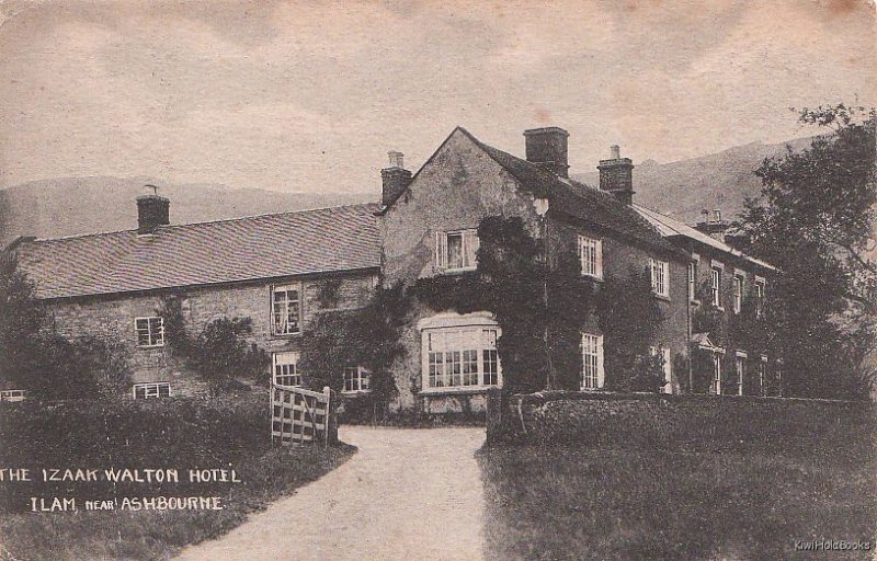 Postcard The Izaak Walton Hotel Ilam near Ashbourne UK