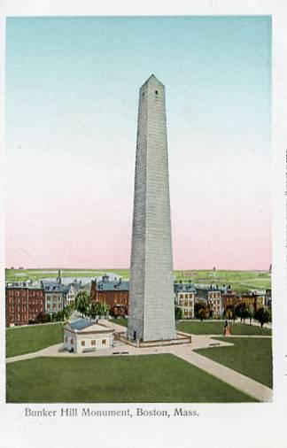 MA - Boston, Bunker Hill Monument  HOLD-TO-LIGHT