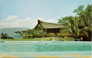 Maui Lu Resort Maui Hawaii HI Pool Kihei 9cent Air Mail Stamp Postcard E79
