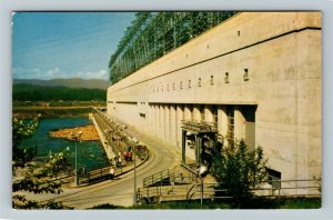 Bonneville OR- Oregon, Power House, Chrome Postcard 