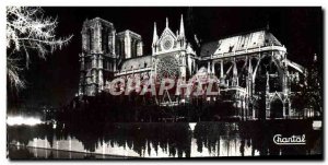 Modern Postcard Paris Notre Dame Illuminee