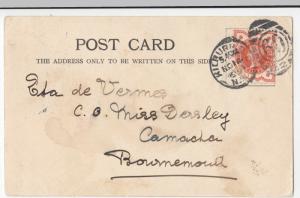 London; Oxford St, North Side PPC 1900 Kilburn Duplex PMK Intermediate Size Card