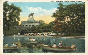 Postcard Grant Monument Lincoln Park Chicago