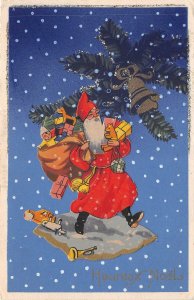 uk40986 heureux noel christmas greetings santa claus montage france novelty