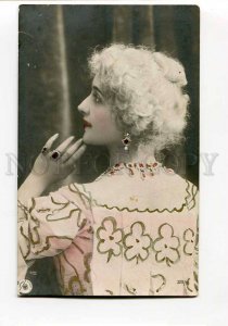 270781 Lina CAVALIERI Italian OPERA singer REUTLINGER tinted