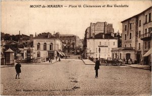 CPA Mont de Marsan Place Clemenceau et Rue Gambetta (1263647)