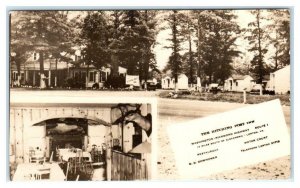 RPPC  LORTON, Virginia VA ~Roadside HITCHING POST INN c1940s Blank Back Postcard