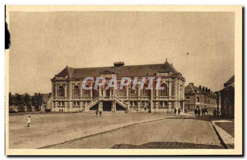 Old Postcard Le Cateau room Fetes