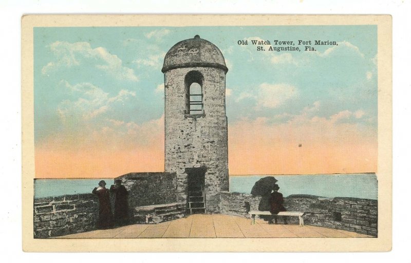 FL - St. Augustine. Fort Marion, Old Watch Tower