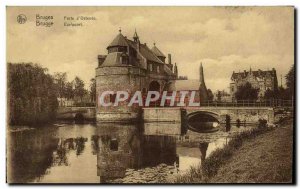 Old Postcard Bruges Porte d & # 39Ostende