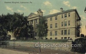 General Hospital, Lancaster, Pa., USA Hospital Unused light corner and edge w...