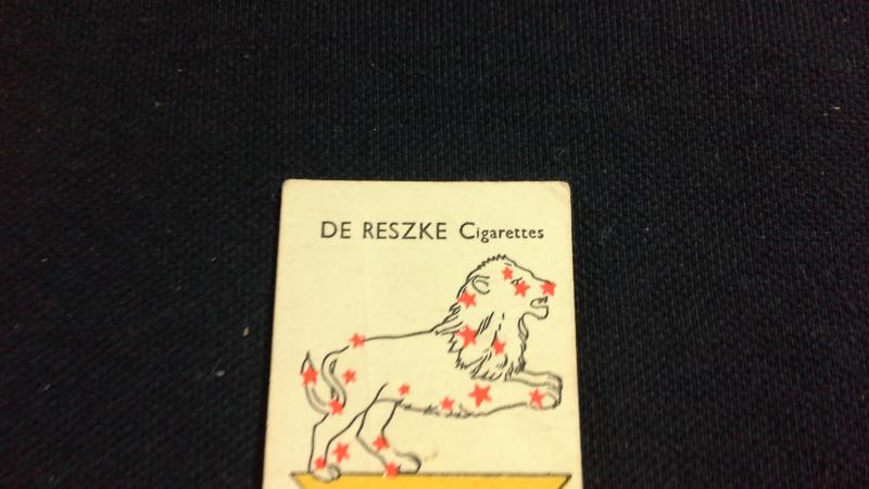 De Reszke Cigarette Card No 21 Leo Domicile Of The Sun