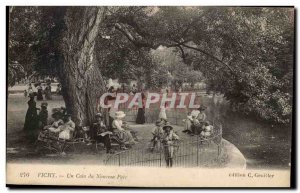 Vichy - A New Park Corner - Children - Old Postcard
