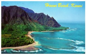 Haena Beach Island of Kauai Hawaii Postcard