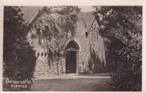 Beaucastle Equestrian Stables Worcester Rare Real Photo Postcard