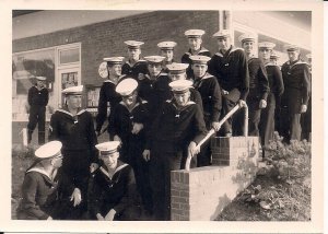 Real Photo, German Sailors in Uniform 1950-60, Navy, West Germany, Bundes Marine