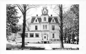 RPPC BLUENOSE LODGE LUNENBURG NOVA SCOTIA CANADA REAL PHOTO POSTCARD (c.1930s)