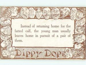 Pre-Linen Comic DIPPY DOPE AB9234