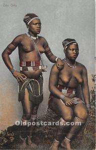 Zulu Girls African Nude Unused 