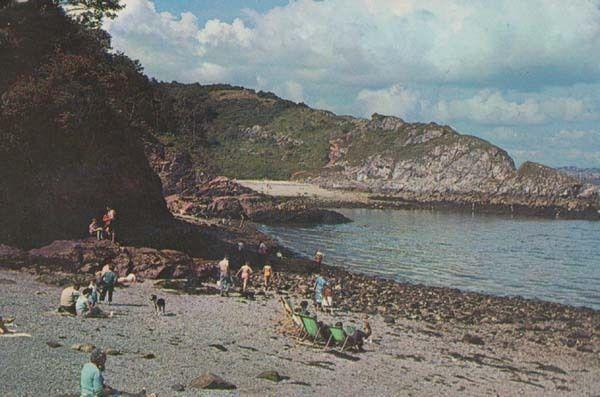 Fishcombe Coves Brixham Devon 1960s Rare Postcard