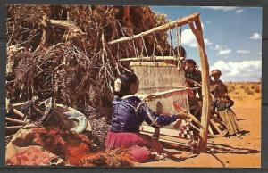 Native American Navajo Weaver - [MX-106]