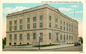 AR, El Dorado, Arkansas, Post Office, Curteich No. 2A478-N