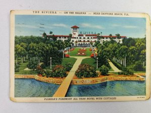 Vintage Postcard The Rivera on the Halifax Near Daytona Beach FL Post 1946