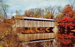 Fallasburg Covered Bridge Located Near Fallasburg Park Lowell MI 