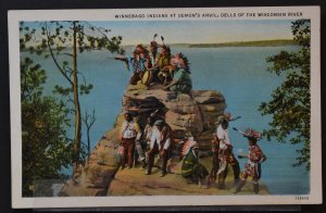 Wisconsin Dells, WI - Winnebago Indians at Demon's Anvil