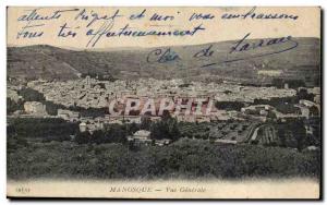 Postcard Old Manosque Vue Generale