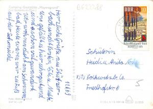 BG22288 camping gaststatte meyersgrund stutzerbach hotel germany CPSM 14.5x9cm