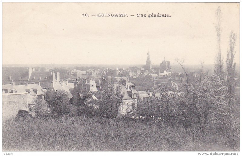 Vue Generale, GUINGAMP (Côtes-d´Armor), France, 1900-1910s