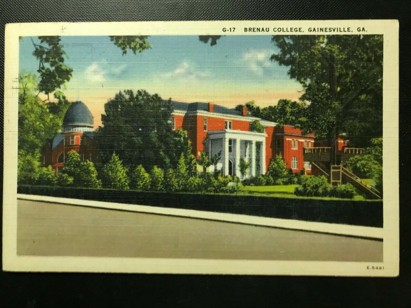 Vintage Postcard 1942 Brenau College Gainesville Georgia (GA)