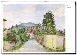 Old Postcard the village